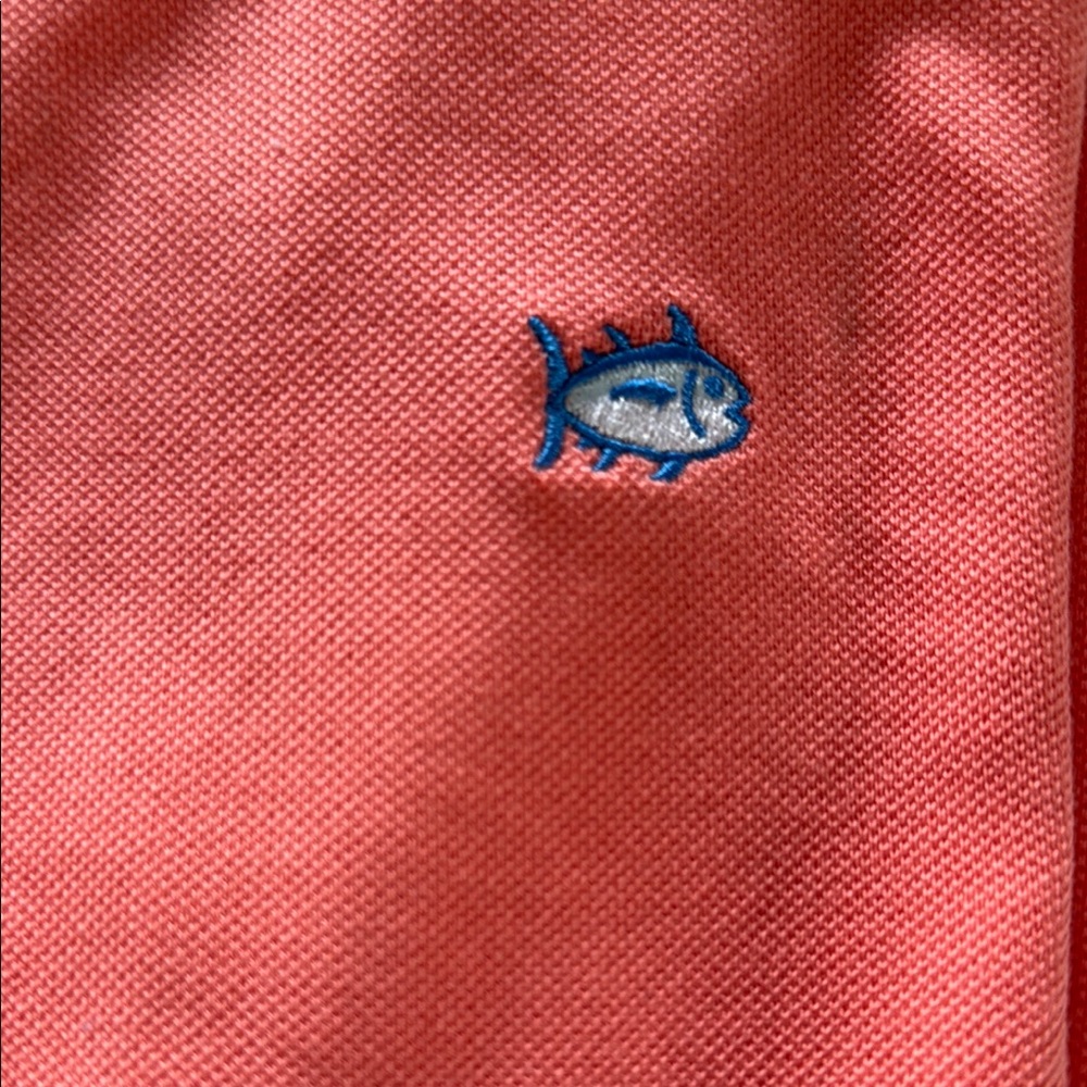 Southern Tide Polo Classic Cotton “Georgia Peach”. - Picture 2 of 5